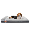Laifug 422 Pillow-Style Memory Foam Dog Bed | Multi-Layer Sponge Support | Orthopedic Joint Relief | Waterproof Liner | Non-Slip Bottom | Removable Washable Cover