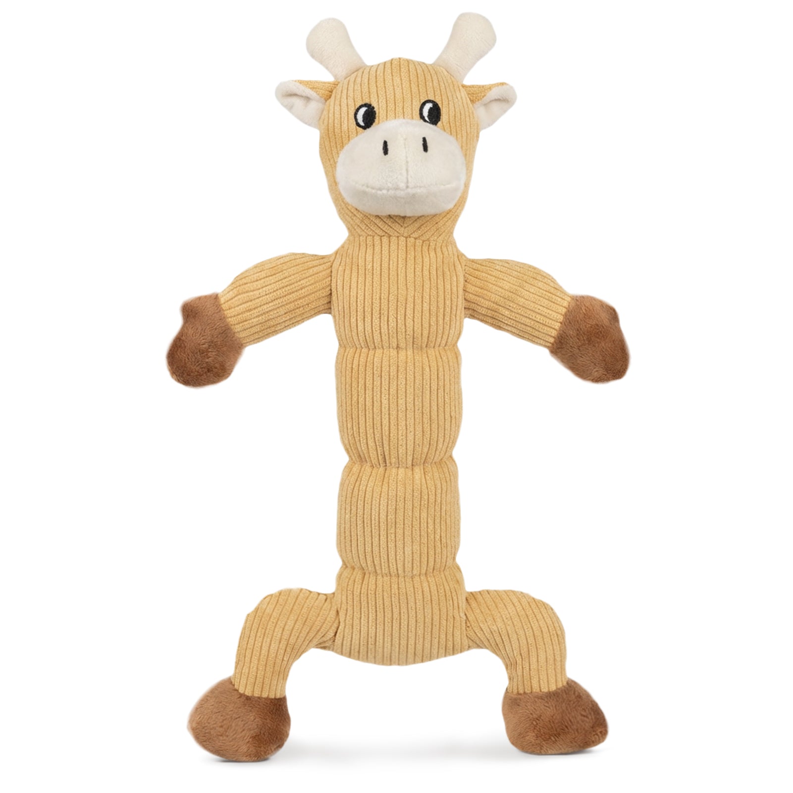 Laifug Strong Bull Squeaky Dog Toy | Durable Non-Toxic Fiber | Teeth Cleaning Chew Toy | Interactive Squeaky Design | Indoor Outdoor Play