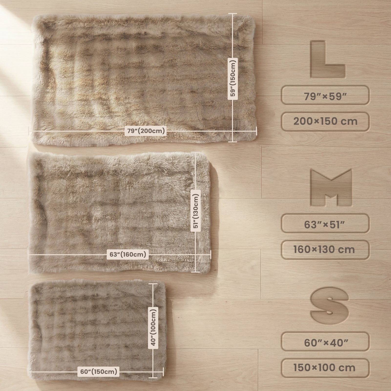 Laifug Premium Fluffy Dog Blanket | Imitation Rabbit Fur | Waterproof Lining | Warm & Furniture Protector | Machine Washable