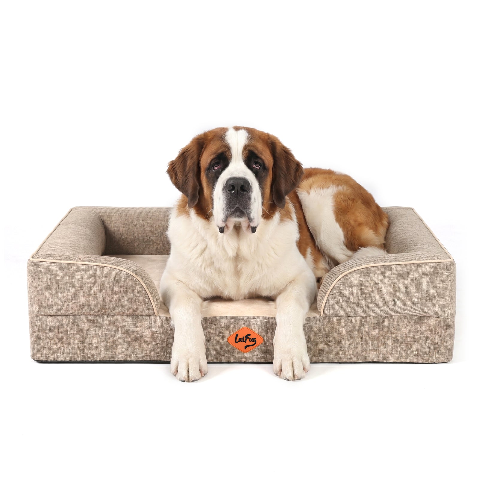 LaiFug Orthopedic Memory Foam Dog Sofa – Premium Bolster Bed