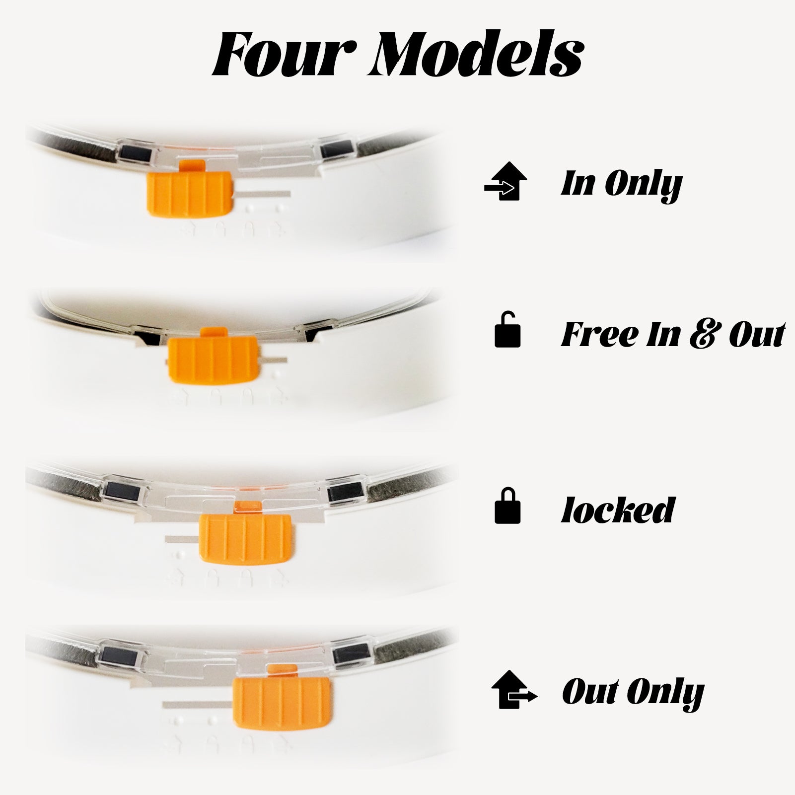 Laifug 4-Way Locking Cat Door – Weatherproof & Silent Flap