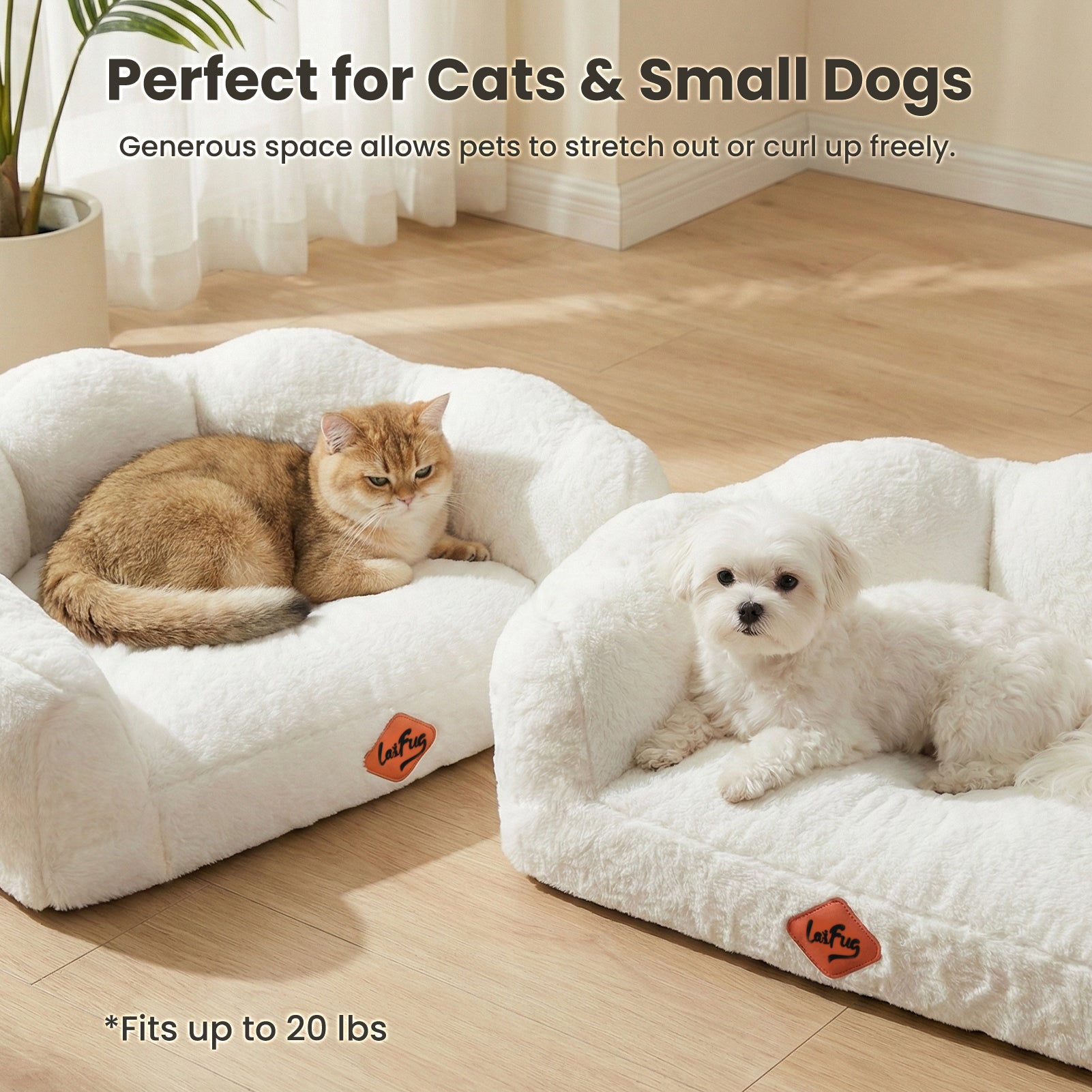 laifug Supportive Orthopedic Pet Sofa Bed