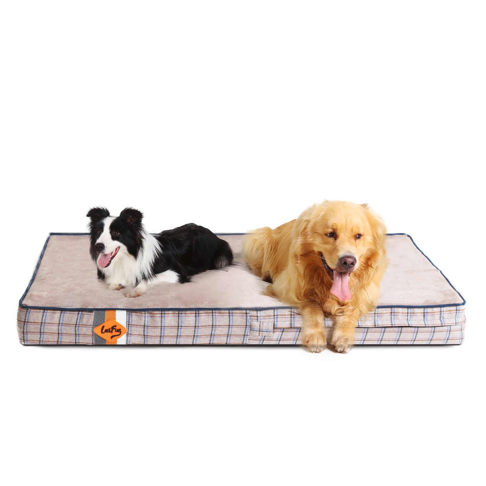 LaiFug 318 Flat Orthopedic Memory Foam Dog Bed