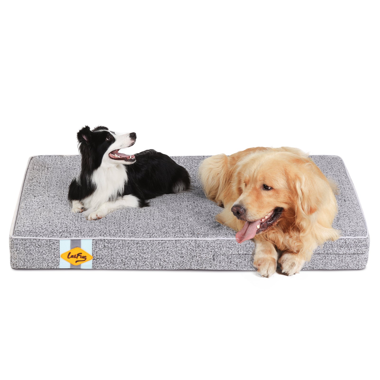 LaiFug 318 Flat Orthopedic Memory Foam Dog Bed