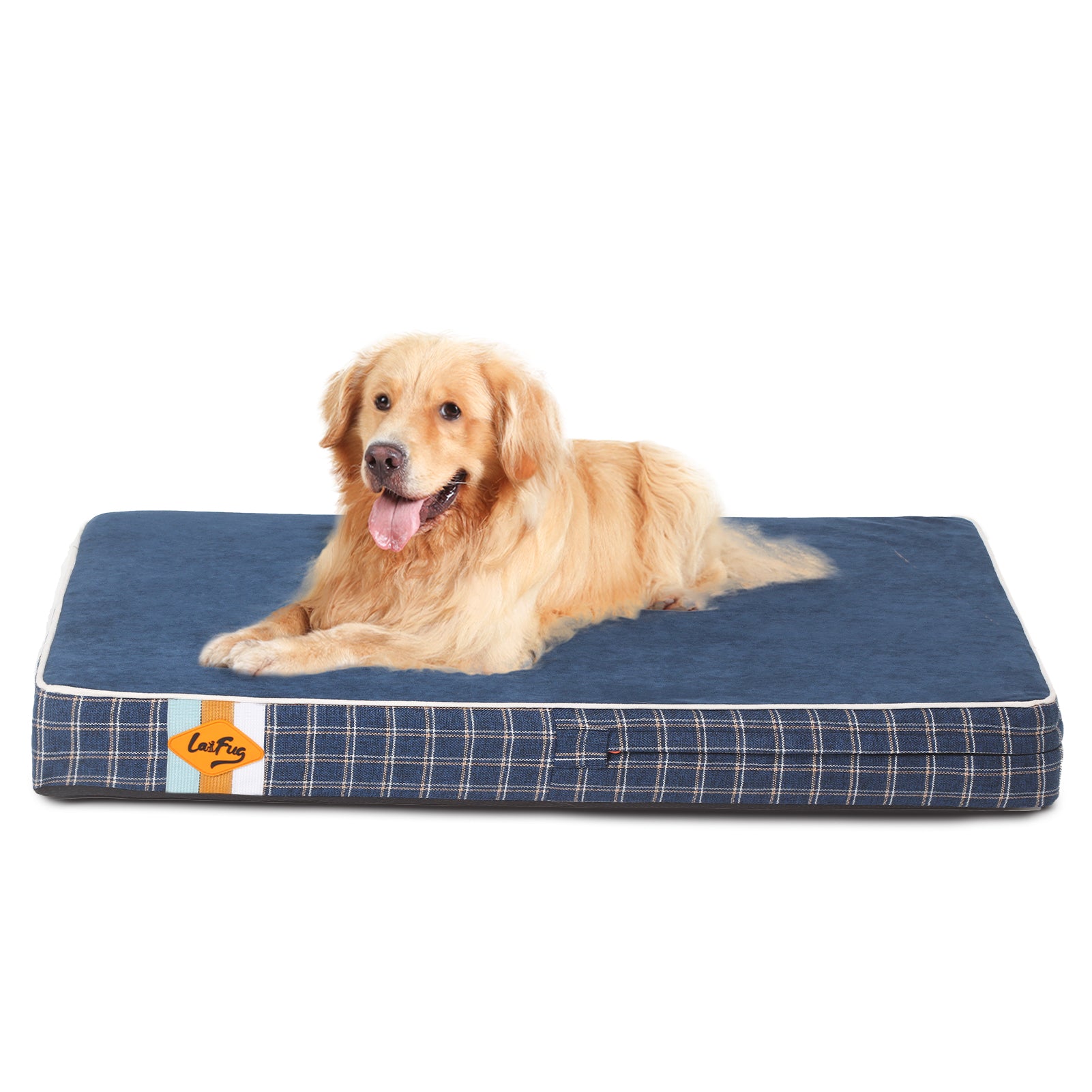 LaiFug 318 Flat Orthopedic Memory Foam Dog Bed