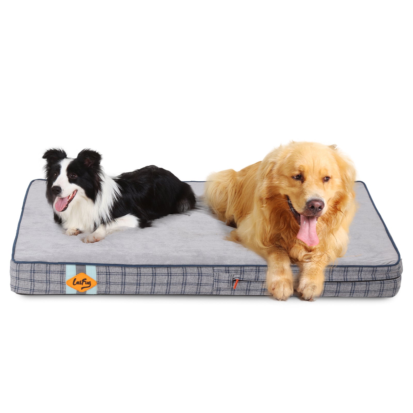 LaiFug 318 Flat Orthopedic Memory Foam Dog Bed