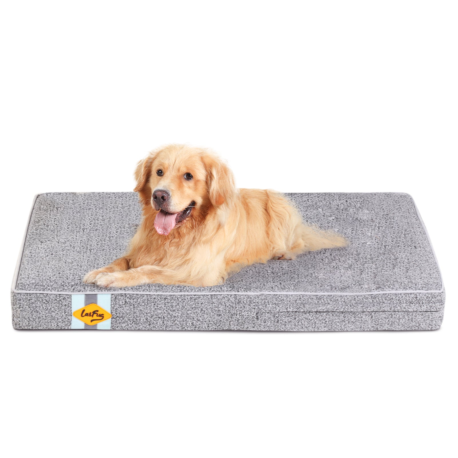 LaiFug 318 Flat Orthopedic Memory Foam Dog Bed