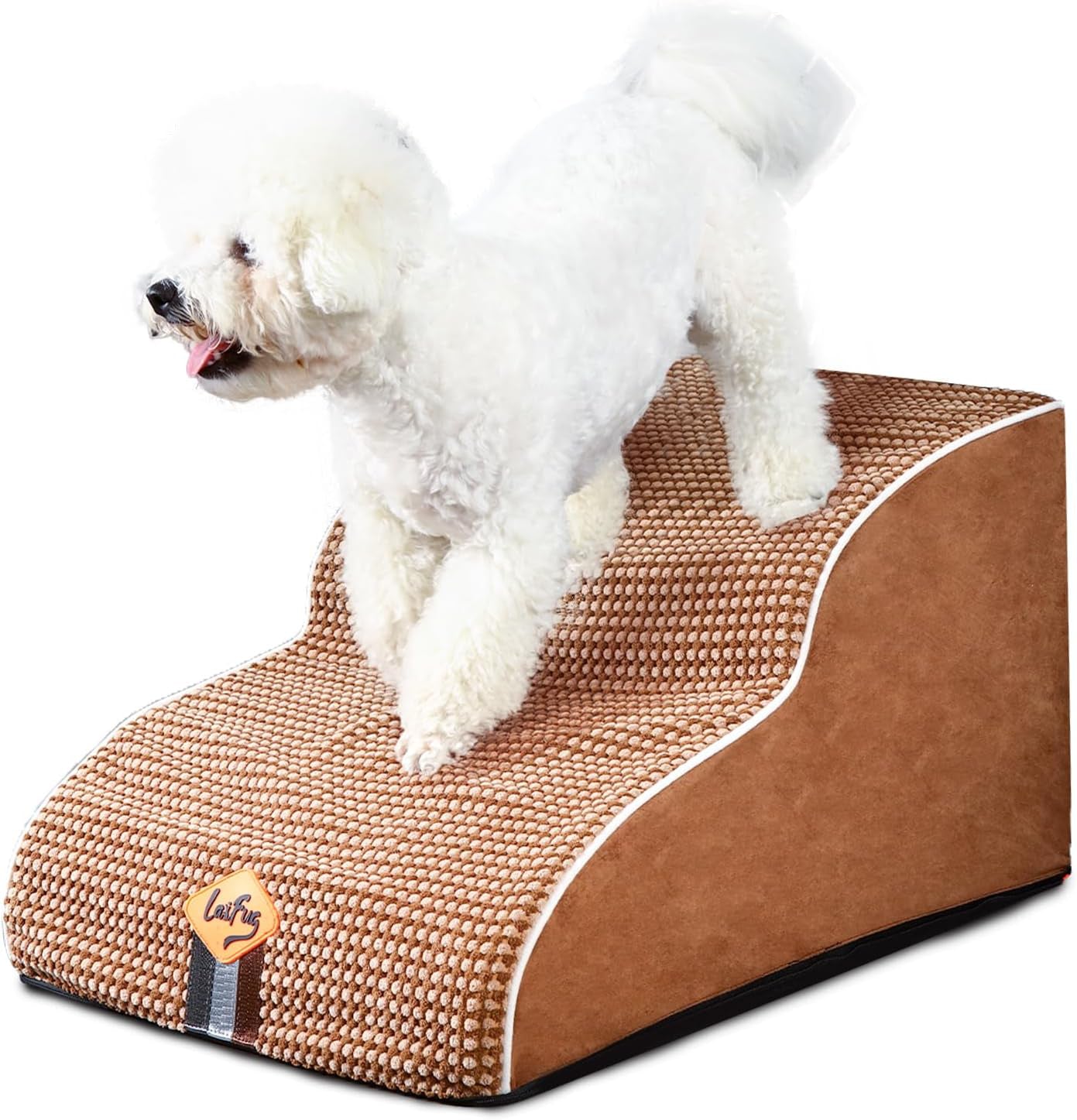 Laifug 2-4 Step Pet Stairs – Orthopedic Joint Support & Non-Slip