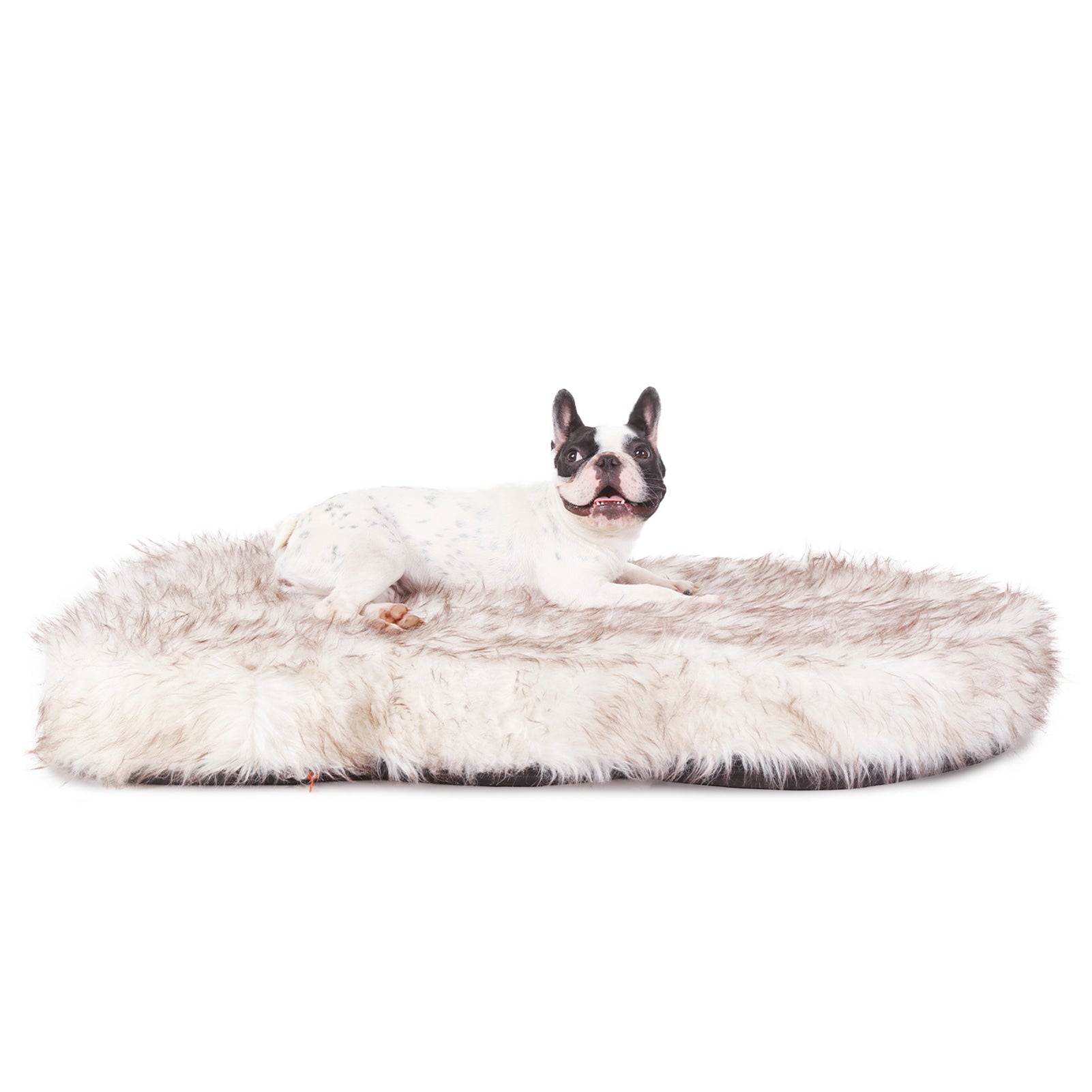 LaiFug 360 Memory Foam Dog Bed – Jumbo Faux Fur Pet Lounger