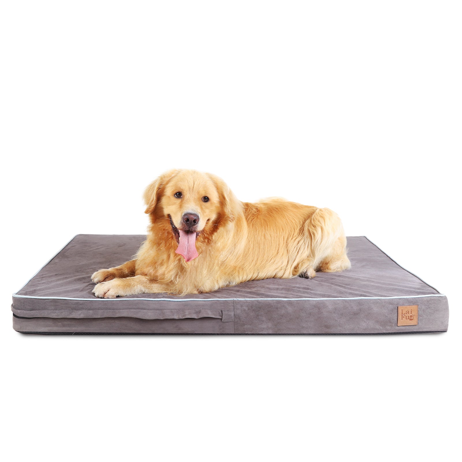 LaiFug 318 Flat Orthopedic Memory Foam Dog Bed
