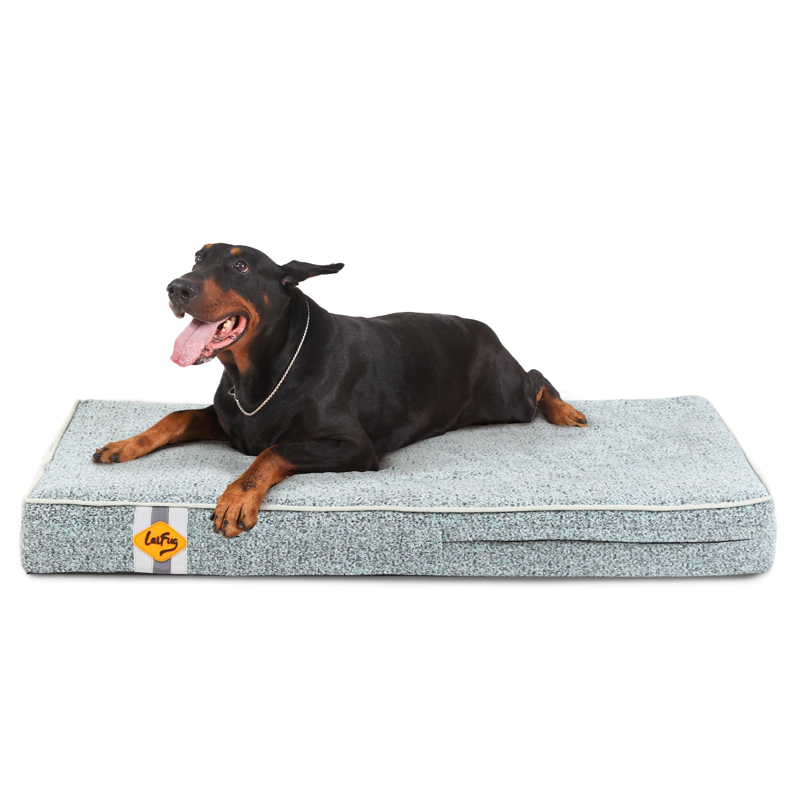 LaiFug 318 Flat Orthopedic Memory Foam Dog Bed