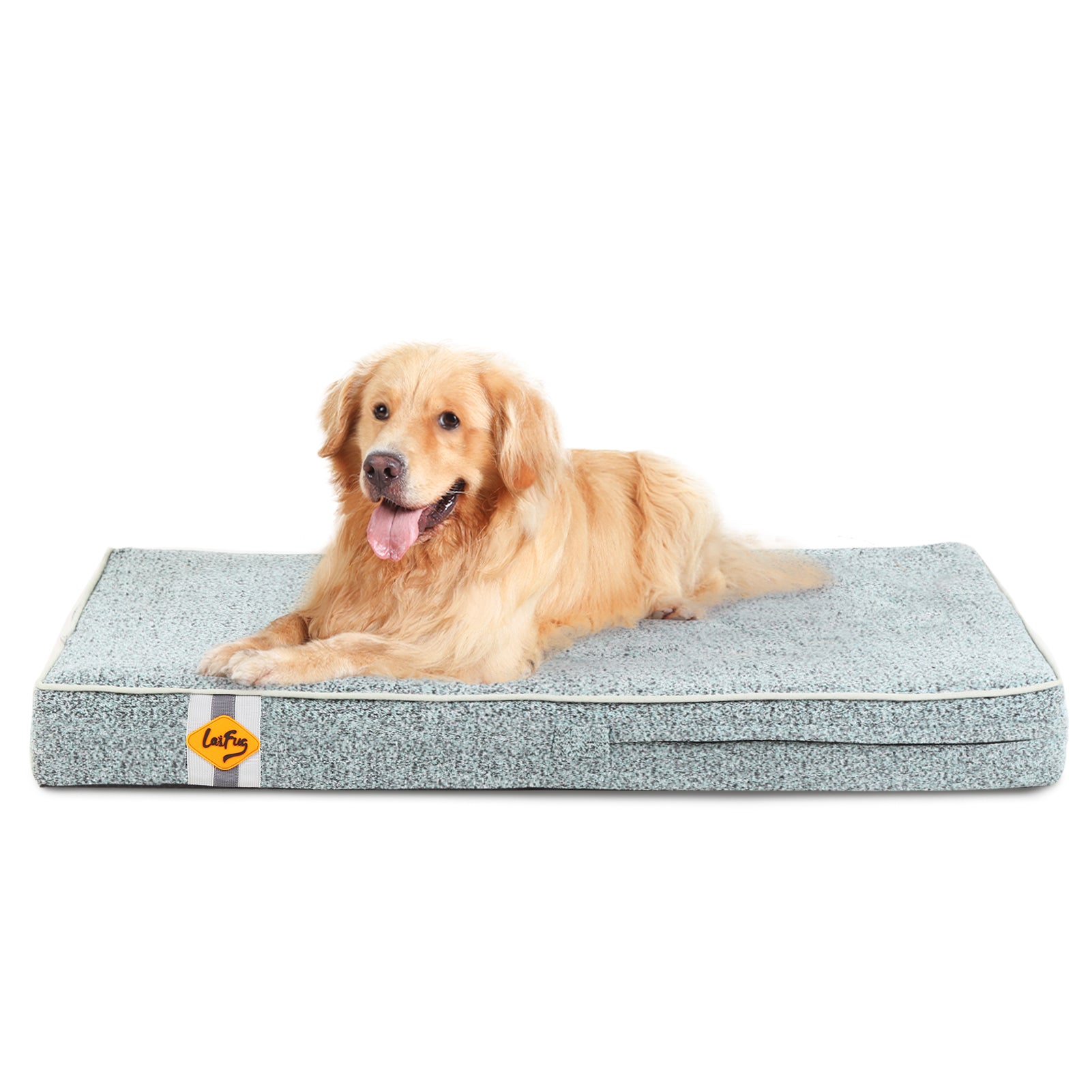 LaiFug 318 Flat Orthopedic Memory Foam Dog Bed
