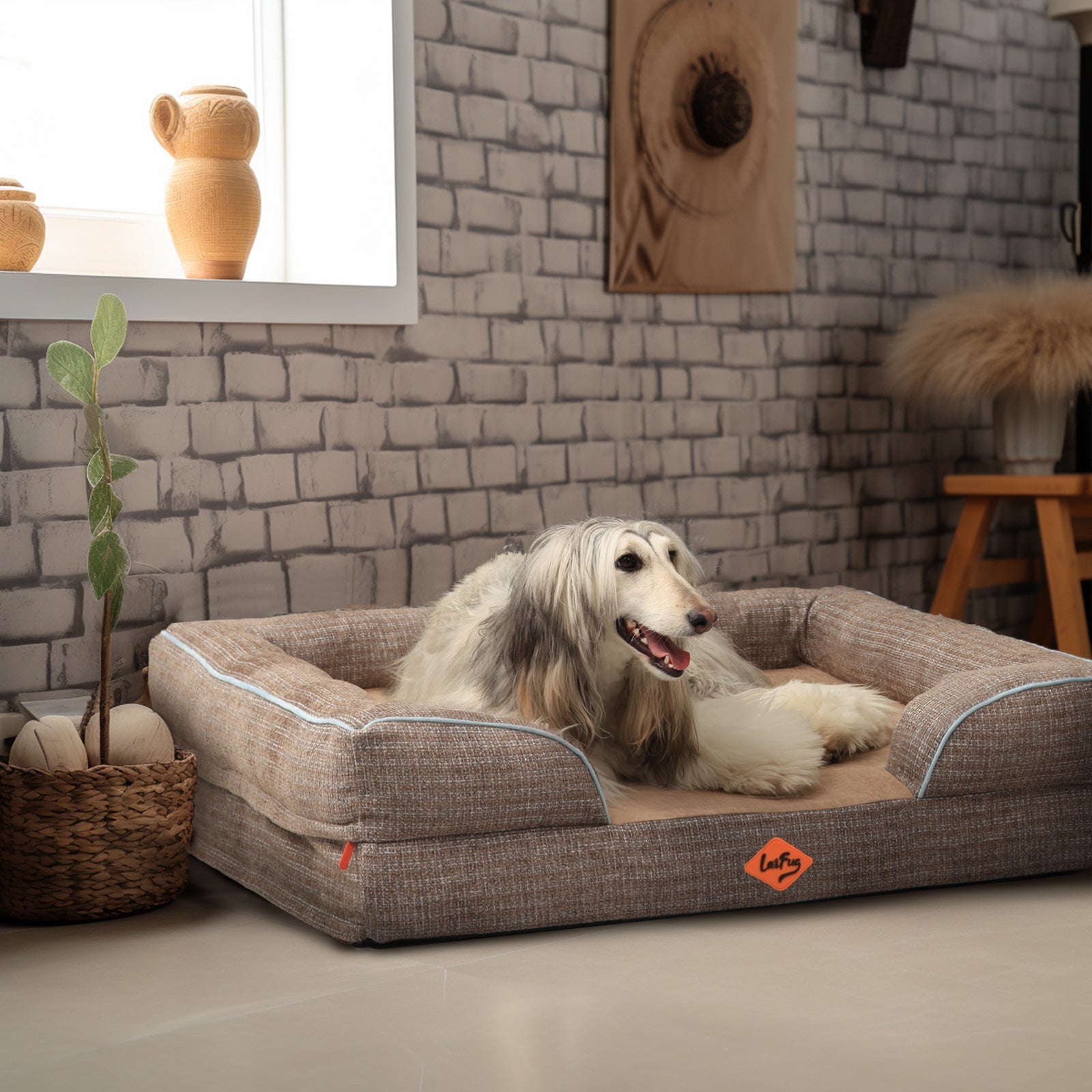 Laifug Large Orthopedic Premium Memory Foam Dog Sofa - LaiFug