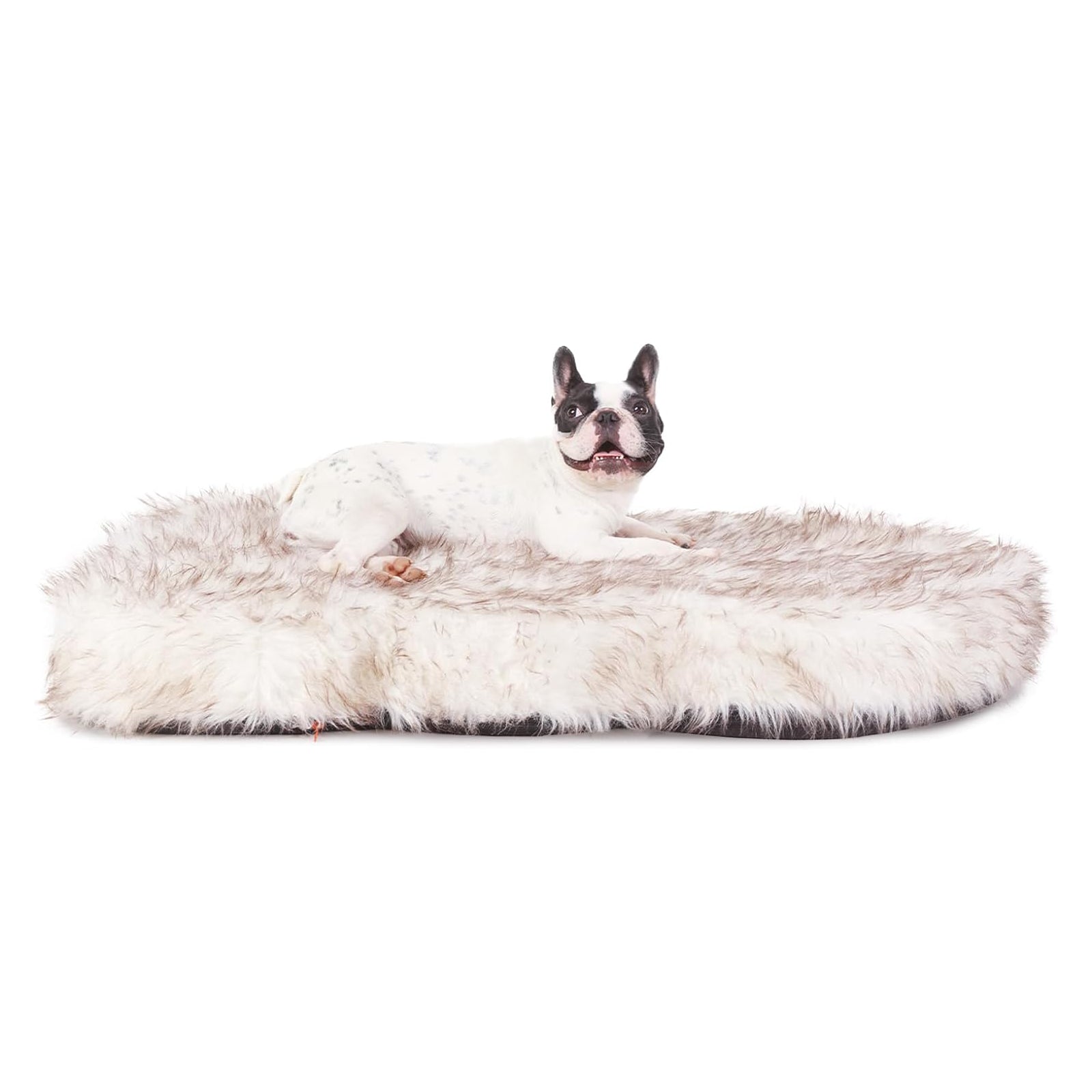 LaiFug 360 Memory Foam Dog Bed – Jumbo Faux Fur Pet Lounger
