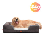 LaiFug Orthopedic Memory Foam Dog Sofa – Premium Bolster Bed