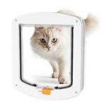 Laifug 4-Way Locking Cat Door – Weatherproof & Silent Flap
