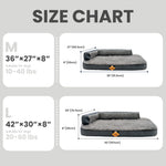 Laifug 220 Two-Sided Orthopedic Dog Bed – 5" Thick Memory Foam