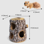 LaiFug Hidden Squirrel Plush Dog Toy – Interactive Hide and Seek Puzzle
