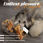 LaiFug Hidden Squirrel Plush Dog Toy – Interactive Hide and Seek Puzzle