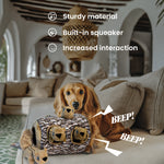 LaiFug Hidden Squirrel Plush Dog Toy – Interactive Hide and Seek Puzzle