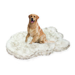 LaiFug 360  Memory Foam Dog Bed – Jumbo Faux Fur Pet Lounger
