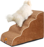 Laifug 2-4 Step Pet Stairs – Orthopedic Joint Support & Non-Slip