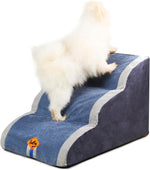 Laifug 2-4 Step Pet Stairs – Orthopedic Joint Support & Non-Slip
