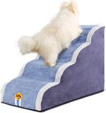 Laifug 2-4 Step Pet Stairs – Orthopedic Joint Support & Non-Slip