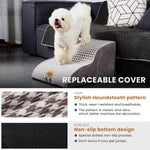 Laifug 2-4 Step Pet Stairs – Orthopedic Joint Support & Non-Slip