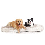 LaiFug 360  Memory Foam Dog Bed – Jumbo Faux Fur Pet Lounger