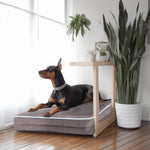 LaiFug 318 Memory Foam Dog Bed, Orthopedic Dog Crate Bed Small-jumbo