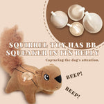LaiFug Hidden Squirrel Plush Dog Toy – Interactive Hide and Seek Puzzle