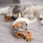 LaiFug Hidden Squirrel Plush Dog Toy – Interactive Hide and Seek Puzzle