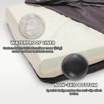 LaiFug 318 Memory Foam Dog Bed, Orthopedic Dog Crate Bed Small-jumbo