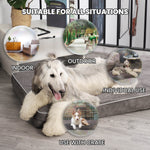 LaiFug 318 Memory Foam Dog Bed, Orthopedic Dog Crate Bed Small-jumbo